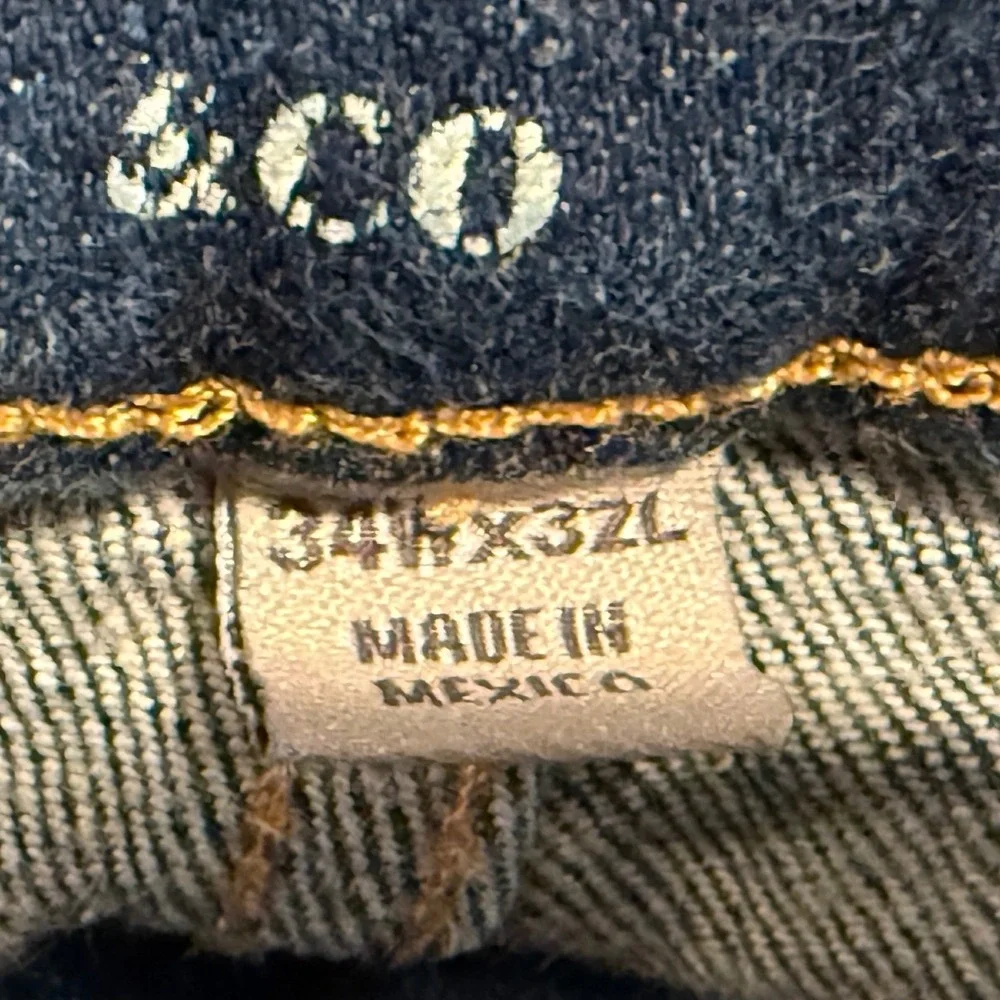 Goodfellow Co Total Flex‎ Mens Blue Distressed Slim Straight Jeans Size 32x30